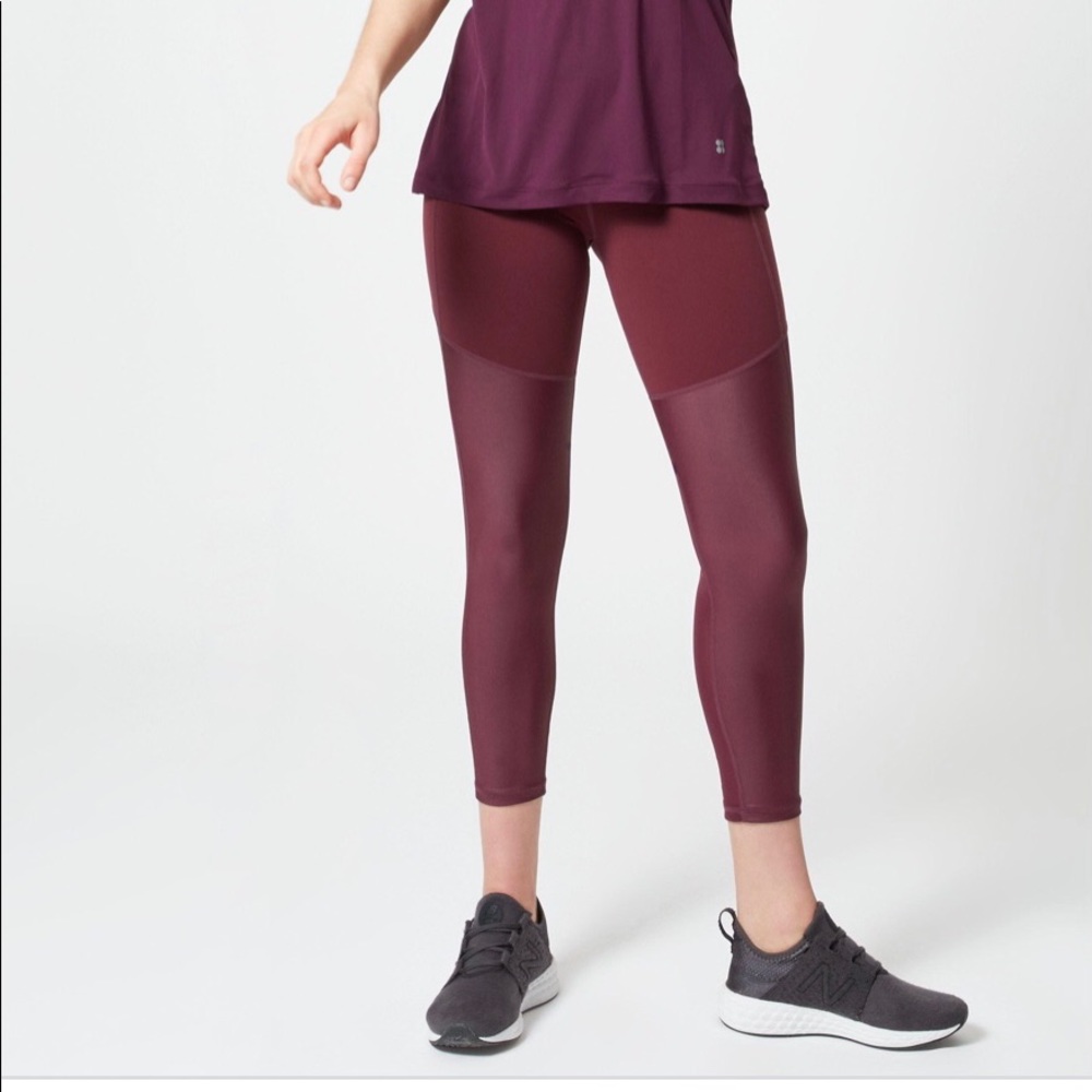 Sweaty Betty Power 7/8 Mesh Workout Leggings